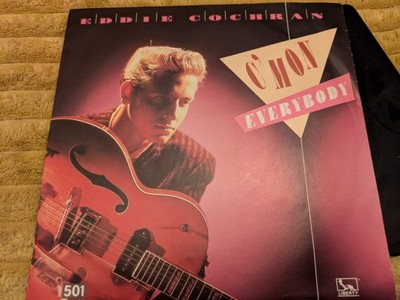 EDDIE COCHRAN-C' MON EVERYBODY/DON'T EVER LET ME GO EDDIE501(1959) EX/VG+ 7''