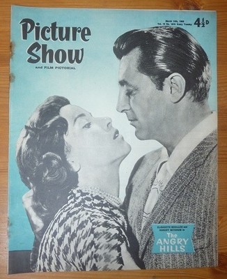 PICTURE SHOW Vol 72 No 1876 14TH MAR 1959 ELIZABETH MUELLER ROBERT MITCHUM COVER