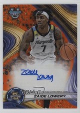 2024-25 Bowman U Best Orange Mini-Diamond Refractor 10/25 Zaide Lowery Auto