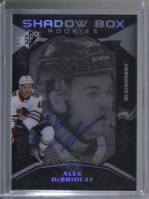 2017-18 SPx Shadow Box Rookies Variant Tier 2 12/98 Alex DeBrincat #48 Auto a3i