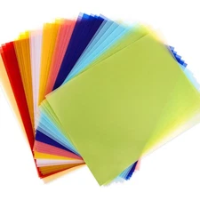 Cridoz 9-Color Transparent Vellum Paper - 8.5 x 11, Translucent Tracing Paper