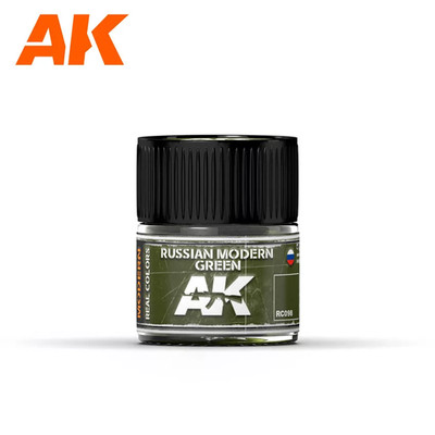 Real Color Acrylfarbe - Russian Modern Green 10ml für Militärmodelle