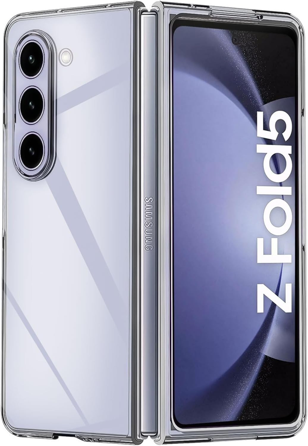 Captor Cover Trasparente per Samsung Galaxy Z Fold 5 5G, Custodia in (g0p)