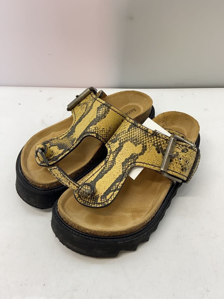 Acne Studios (Acne) Python print sandals 35 BEG - image 2