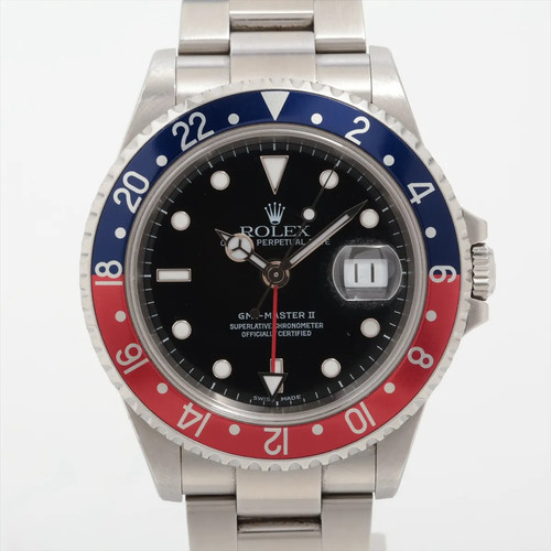 Rolex GMT Master II 16710T SS SS AT black dial 1 Extra Link