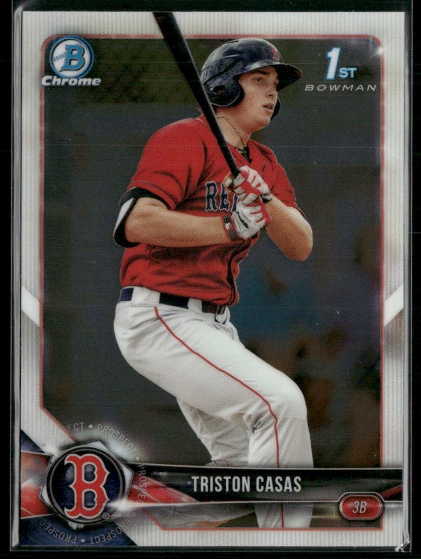 Triston Casas 2018 Bowman Draft Chrome L #BDC-171 Boston Red Sox