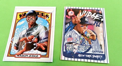 2021 TOPPS PROJECT 70 PRE PRODUCTION PROOF BLANK BACK CARD STOCK AAron judge 638