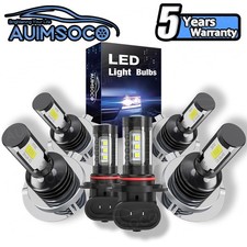 For Hyundai Tiburon 2003-2006 6pcs Led Headlights Fog Light Bulbs Bright Kit For Hyundai Tiburon 2003-2006 6pcs Led Headlights Fog Light Bulbs Bright Kit
