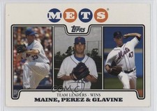 2008 Topps New York Mets Gift Set Team Leaders John Maine Oliver Perez HOF 0z4v