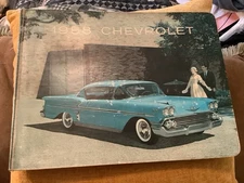 RARE 1958 Chevrolet Dealer Showroom Salesmans Book Impala Bel Air, Corvette, Etc