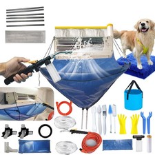Mini Split Cleaning Bag Kit with Double Hose Drain, Double Bracket,Uniquely D...