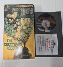 The Great Train Robbery BETAMAX Beta Tape Movie MGM/UA 1988
