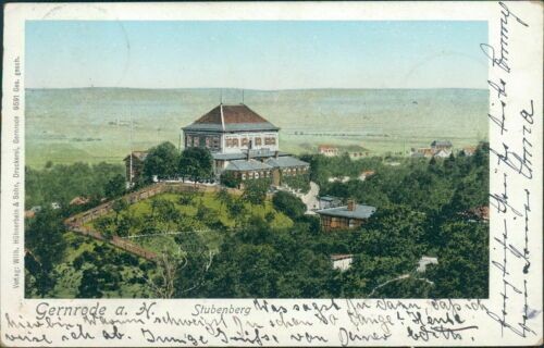 Ansichtskarte Gernrode a. H. Stubenberg 1903 (Nr.9050)