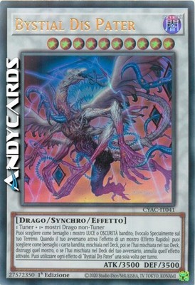 BYSTIAL DIS PATER   Ultra R   CYAC IT041   1Ed   Yugioh!   ANDYCARDS
