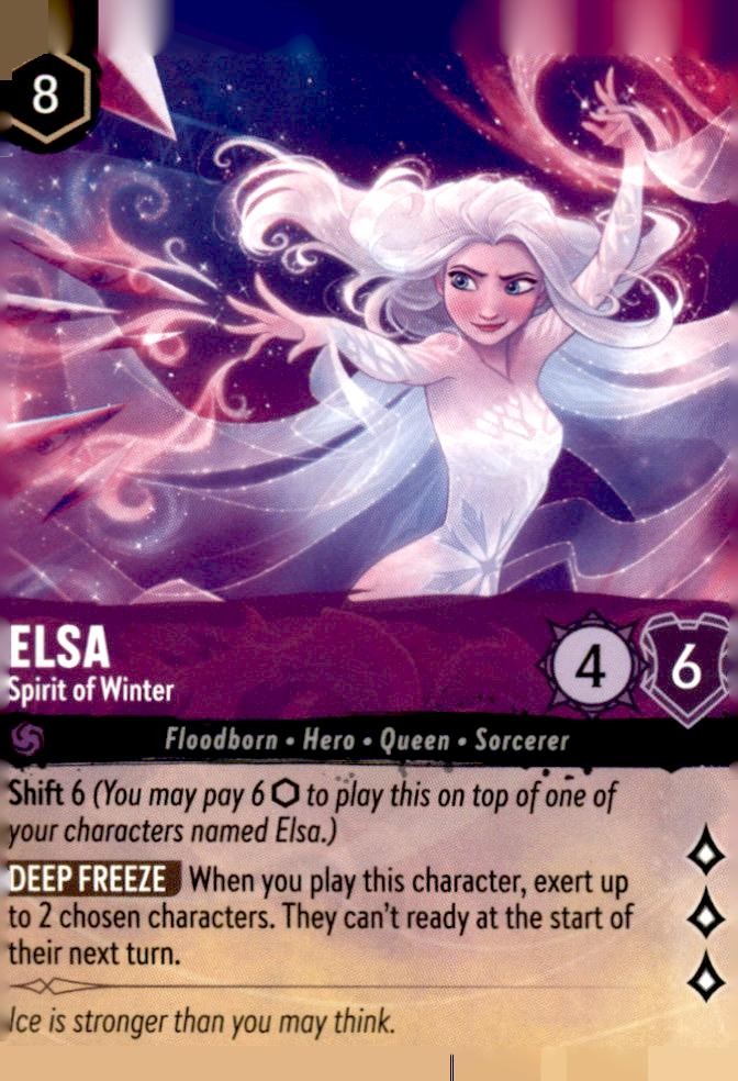 Elsa - Spirit of Winter 42/204 Legendary The First Chapter Lorcana Near Mint