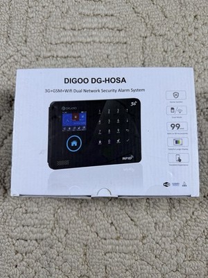 New Digoo DG-HOSA GSM WiFi Security Alarm System RFID Color Display Remote App
