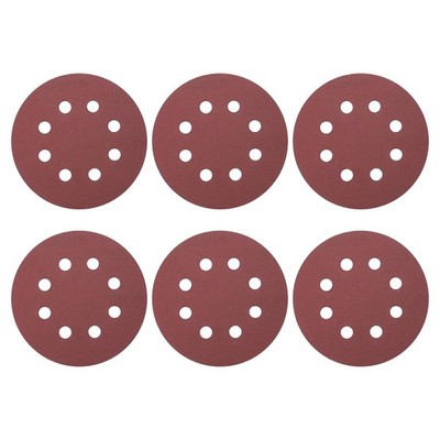 HARFINGTON 25 Pcs 5 Inch Sanding Discs, 320 Grit Hook and Loop Sandpaper, 8-Hole