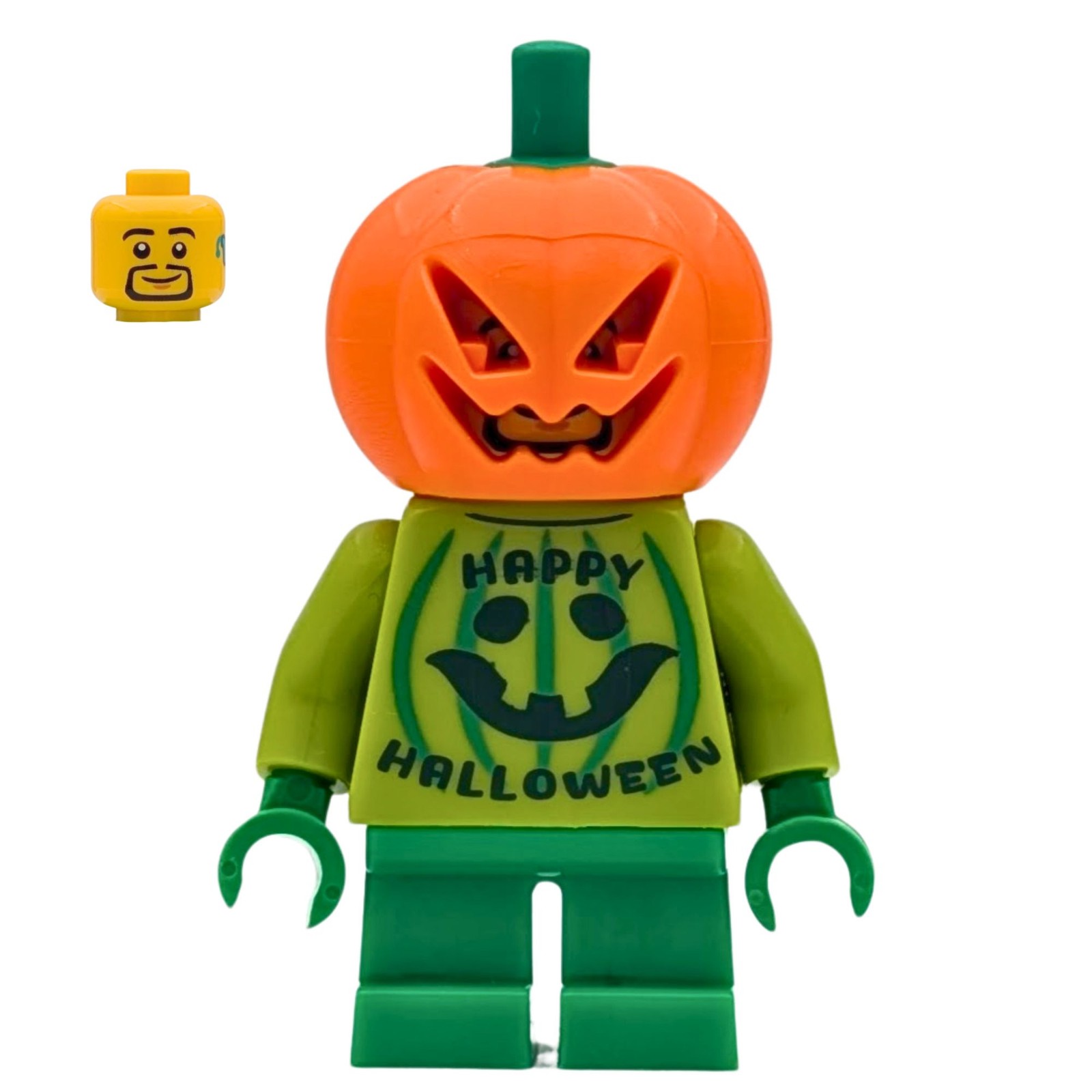 LEGO disfraz calabaza minifigura Halloween BAM