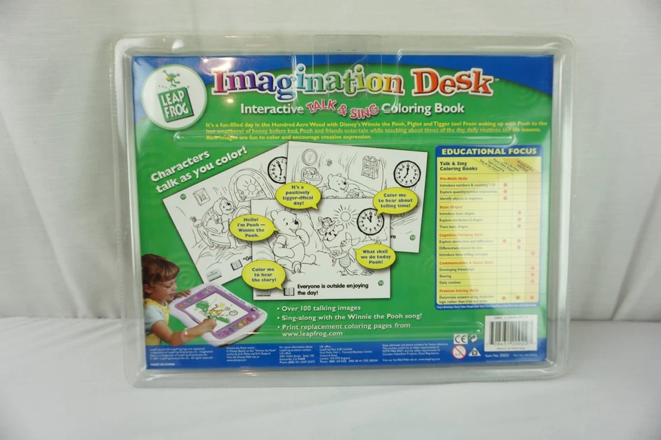 Leap Frog Imagination Desk Interactive Color-and-Learn Book & Cartridge:A Day Mf - Image 2 of 4