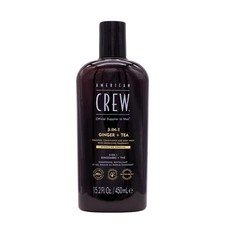 Image of AMERICAN CREW - 3-IN-1 GINGER + TEA - Shampoo, Conditioner and Body Wash - 450ml