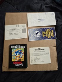 Sega Genesis (Model 1601, 1992) Near Complete - Box, Console, Controller, & More