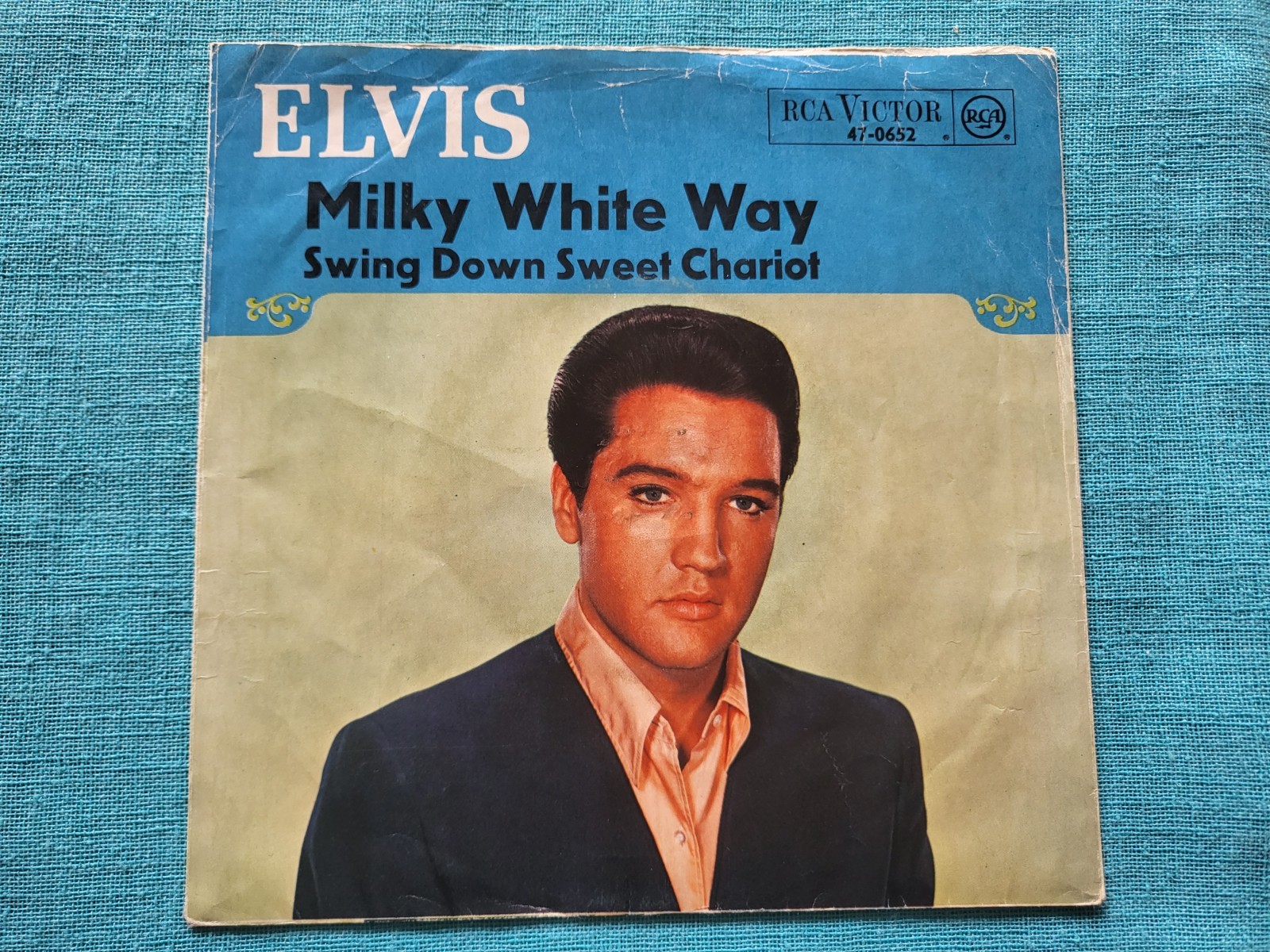 Elvis Presley Gospelcover - deutsche RCA Victor - Milky White Way