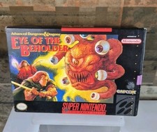 Advanced Dungeons & Dragons Eye of the Beholder Super Nintendo SNES w Box Manual