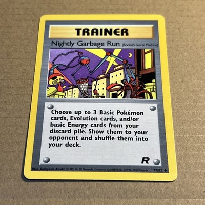 Pokemon TCG Night Garbage Run Rocket 77/82 NM