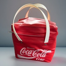 Vintage Coca Cola Vinyl Picnic 6 Pack Cooler Unique