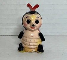 Josef Originals Anthropomorphic Lady Bug 1960's Plastic Hong Kong Figurine VTG