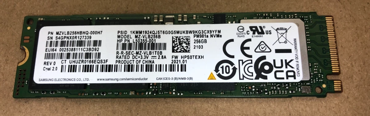 Samsung M.2 Interface 256 GB Solid State Drives for sale | eBay