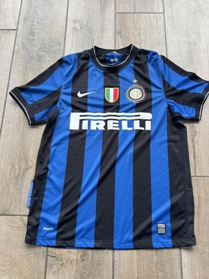 Original Inter Mailand 2009/10 Heim Fußball Trikot Nike Größe M