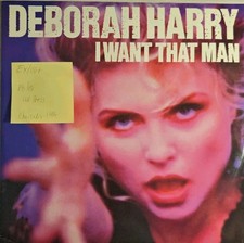 Deborah Harry I Want That Man Vinyl Record 12" EX/VG+ CHS123369 1984