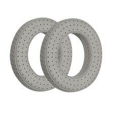 Grey Breathable Headphone Sponge Ear Pads Cushions Earmuff for Focal Clear MgPro