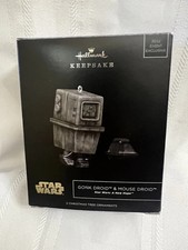 2022 SDCC Gonk Droid & Mouse Droid Star Wars Hallmark Ornament-712-88