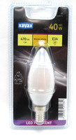 Xavax Led Filament Kerze E14 4W=40W 470Lm Warmweiß 2700K 411730
