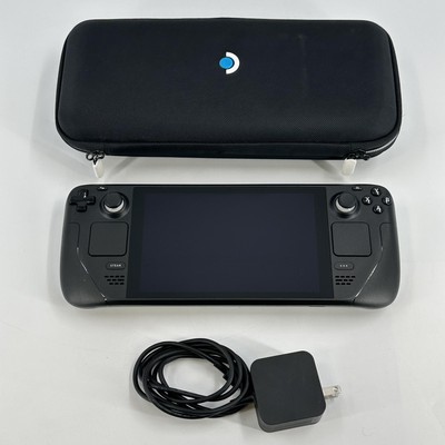 Valve Steam Deck Handheld Console Black 512GB w/ Case & Charger - Excellent