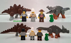 Lego 5955 Adventurers Dino Island All Terrain Trapper - 176 Pieces -Comp w/Instr