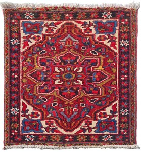 Amazing Hand Knotted Vintage Tribal Hareez Wool Area Rug 2.11 x 2.8 Ft