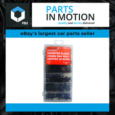 6x Assorted Black Self Tap Screws X420 PXP155 Pearl Quality MULTIBUY SAVER New