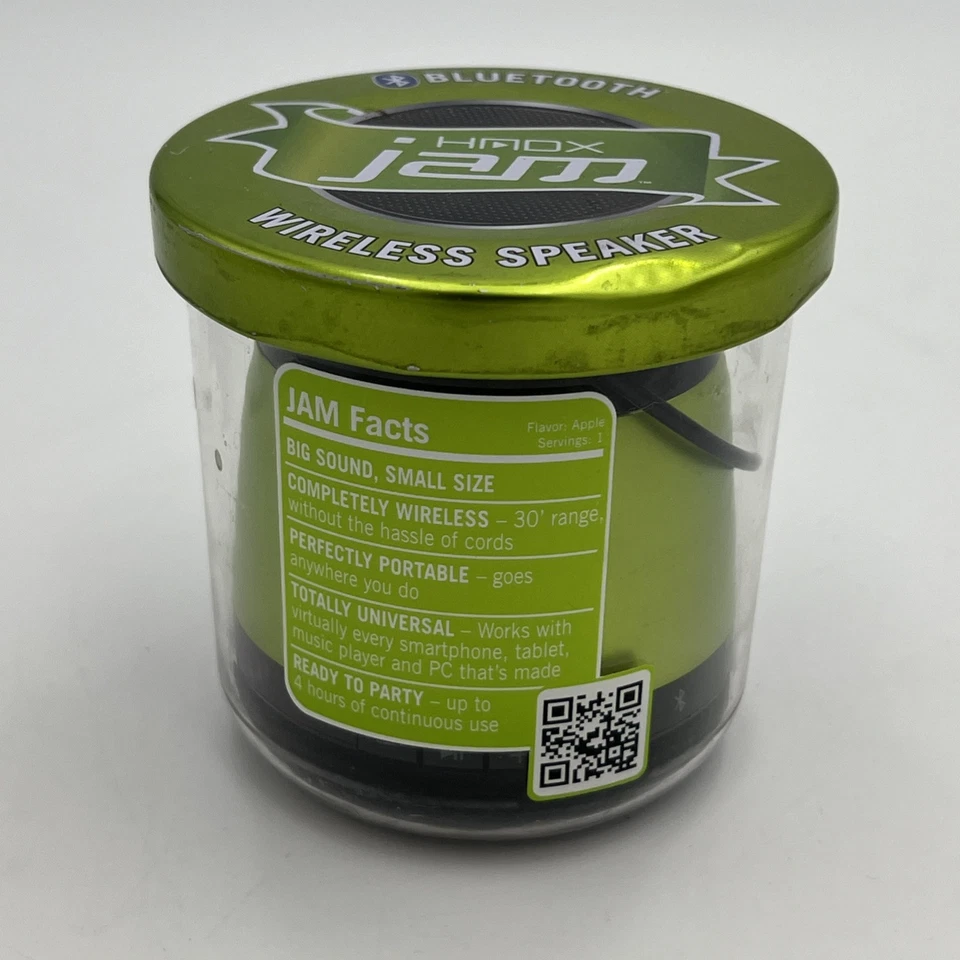 Jam Classic Rechargeable Bluetooth Wireless Speaker HMDX Green TESTED A1 - Image 2 of 4