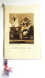 Speisekarte ‚Farewell‘ CALIFORNIA Panama Pacific Line 07. Februar 1935