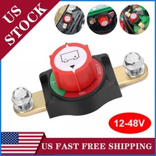 Side Post Battery Disconnect Switch 12v-48v Kill Cut Off Switch For Car Rv Boat