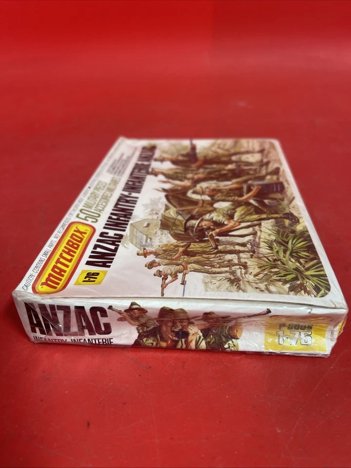 Matchbox Anzac Infantry Military Army Figure 1/76 Plastic Model Kit New P-5008 - Image 3 of 4