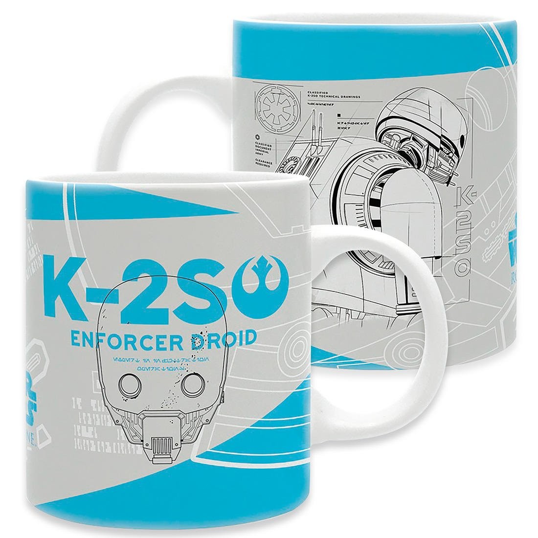 ABYstyle - ЗВЕЗДНЫЕ ВОЙНЫ - Tazza - 320 мл - Изгой Один K-2SO 3490₽