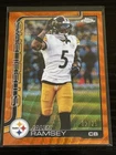 2025 Topps Chrome Football Orange Wave Refractor Jalen Ramsey #191