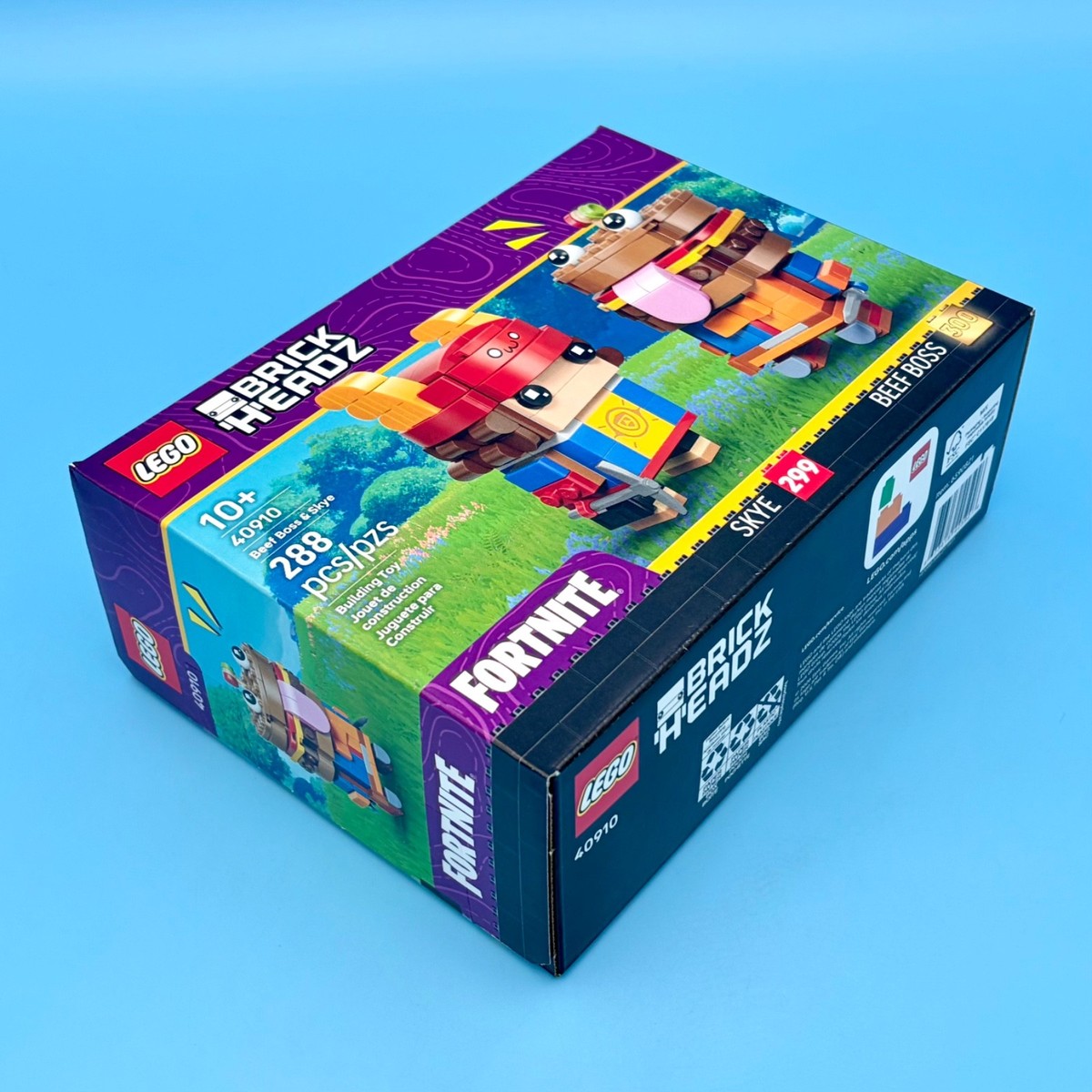 LEGO BrickHeadz Fortnite: Beef Boss 300 & Skye 299 Figures 