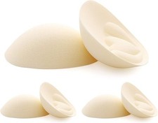 Super Thick Bra Pads Inserts 3 Pairs Removable Breast Enhancers Push Up Bra C...
