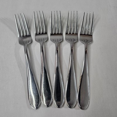 Yamazaki Korea Salad Fork Austen Harmony Lot of 5 Stainless Replacement Glossy