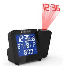 Miraval Digitaler Funk-Projektionswecker Funkwecker Raumtemperatur Reisewecker